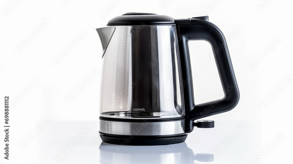 Electric Kettle isolated on transparent background generative ai Electric Kettle isolated on transparent background generative ai