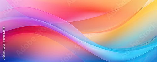 Blurred colored abstract background. Smooth transitions of iridescent colors. Colorful gradient. Rainbow backdrop.