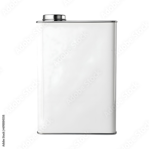 Square shape bottle isolated