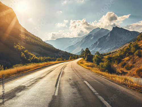 road in mountains