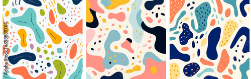 vector organic flat abstract element pattern