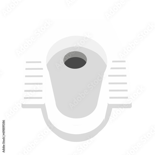 Squat toilet Illustration 