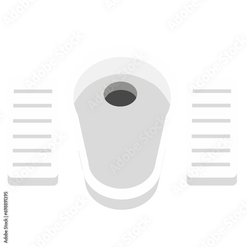 Squat toilet Illustration 