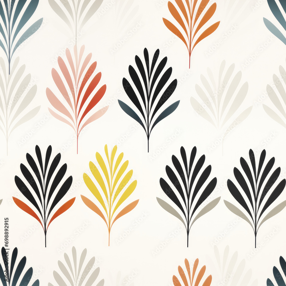 Leave seamless pattern. Design for printing, wallpaper, poster, wall art, paper, packaging.