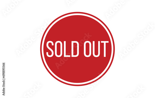 Sold out stamp red rubber stamp on white background. Sold out stamp sign. Sold out stamp.