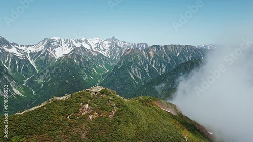 北アルプス蝶ヶ岳ドローン映像集⑨　日本の山　長野県