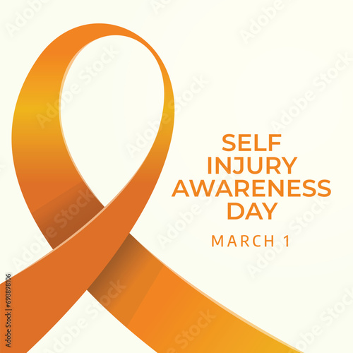 Ideal for Self-Injury Awareness Day celebrations, this vector graphic honors the holiday.