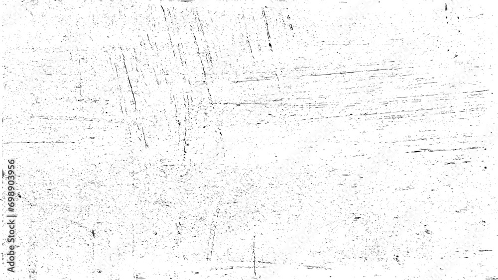 Grunge grain scratched texture vector black and white distressed. Abstract background. Monochrome texture. - obrazy, fototapety, plakaty 