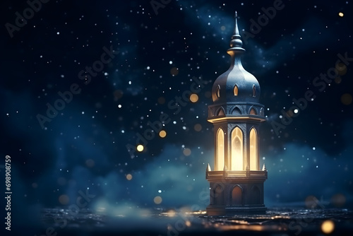 ramadan Kareem, Ramadan crescent moon, Eid Mubarak Islamic festival social media banner and Eid Mubarak Post Template, islam © fadi