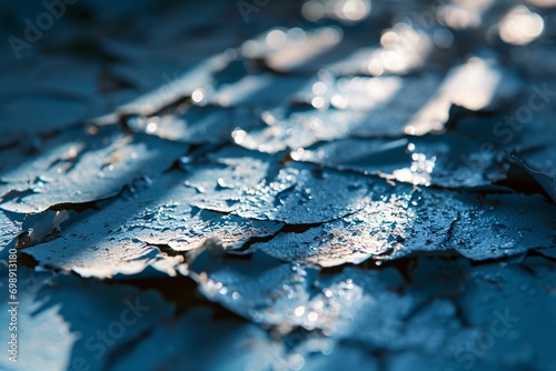 Rusty Metal Surface with Sunlight Reflection