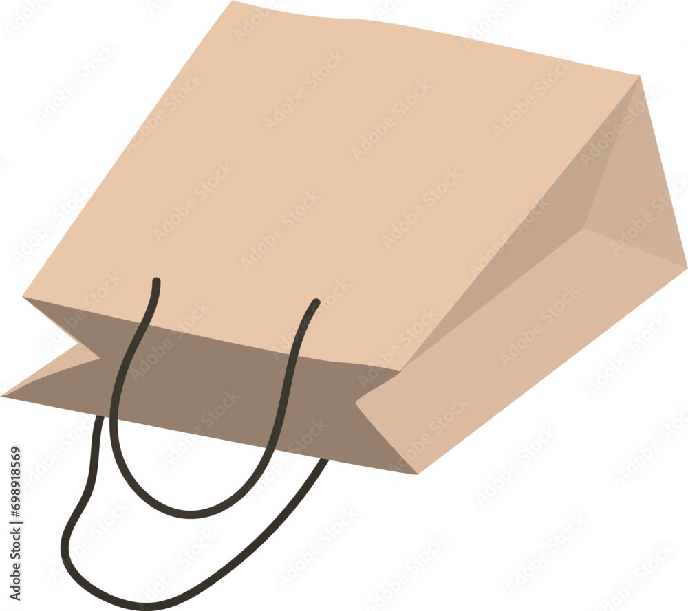 paper bag vector illustration