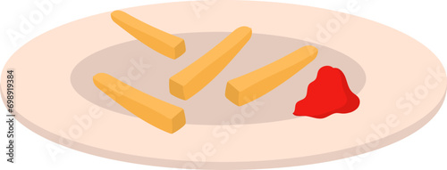 french fries illustration