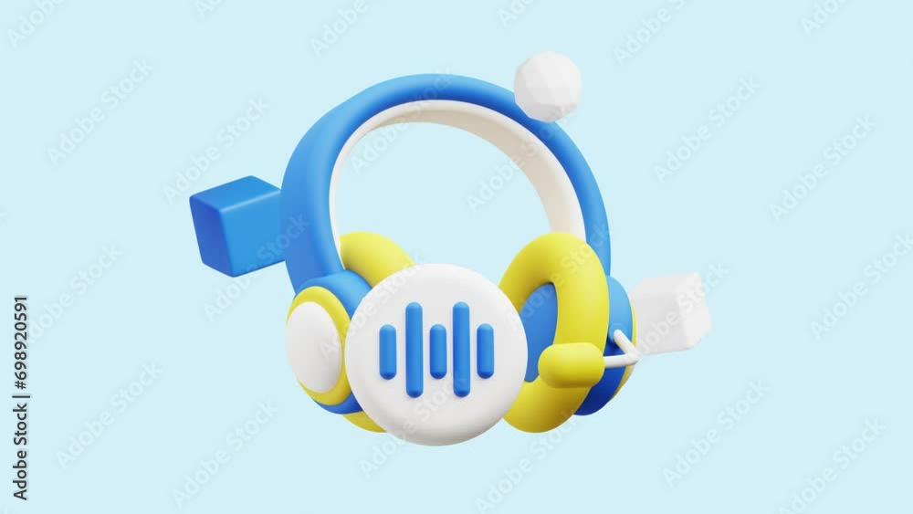 Sound Audio animated 3d icon. Great for business, technology, company, websites, apps, education, marketing and promotion. Library 3d icon animation. Sound Audio animated 3d icon. Great for business, technology, company, websites, apps, education, marketing and promotion. Library 3d icon animation.