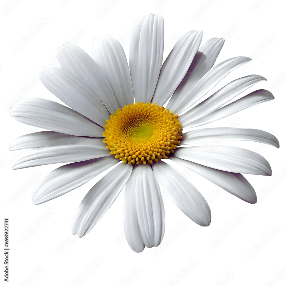 White daisy flower isolated on transparent background. White daisy flower isolated on transparent background.