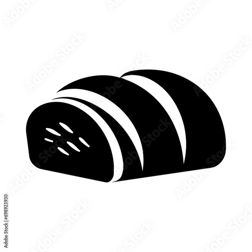 "Stylish and Simplistic Bread Pictogram Icon, Perfectly Capturing the Warmth and Comfort of Freshly Baked Bread in a Modern Design."