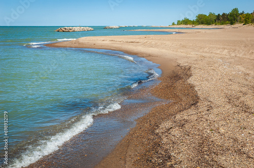 View of Lake Erie at Presque Isle State Park