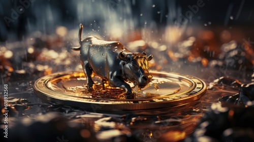 Bitcoin bull run, generative AI photo