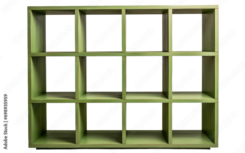 The Unmatched Design of a Modern Green Wooden Rack with Cubbies in One Captivating Image On a White or Clear Surface PNG Transparent Background. The Unmatched Design of a Modern Green Wooden Rack with Cubbies in One Captivating Image On a White or Clear Surface PNG Transparent Background.