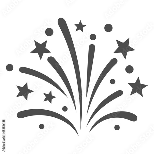 Fireworks clipart no background, icon, vector, illustration, fireworks on white background for holiday, Xmas, new year, birthday, anniversary, victory, party, carnival, 4th of July, printable card