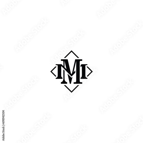 Letter MM Logo Monogram Double M Logo. Abstract letter M logotype. Modern logo idea sign. Universal emblem vector icon. 