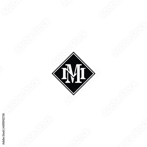 Letter MM Logo Monogram Double M Logo. Abstract letter M logotype. Modern logo idea sign. Universal emblem vector icon. 