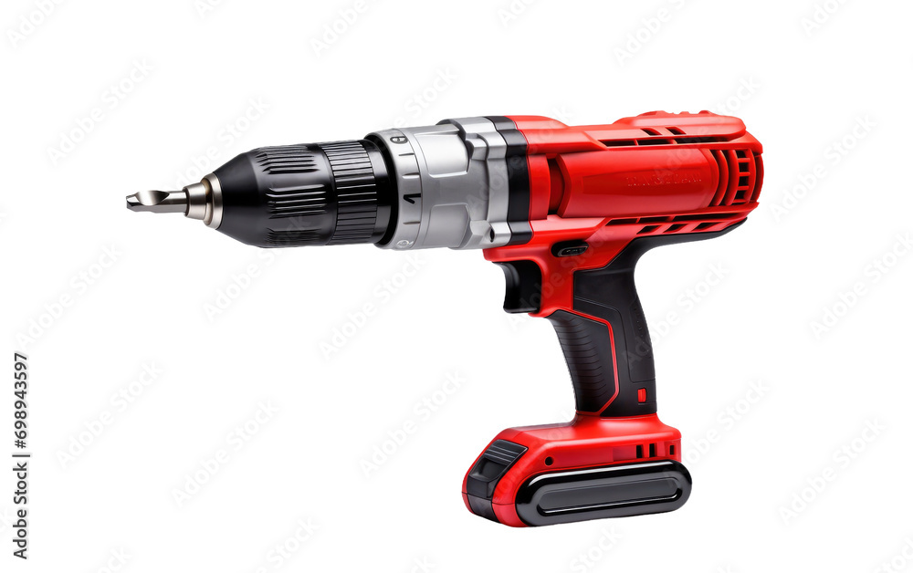 Versatile Red Power Tool Marvel On a White or Clear Surface PNG Transparent Background.