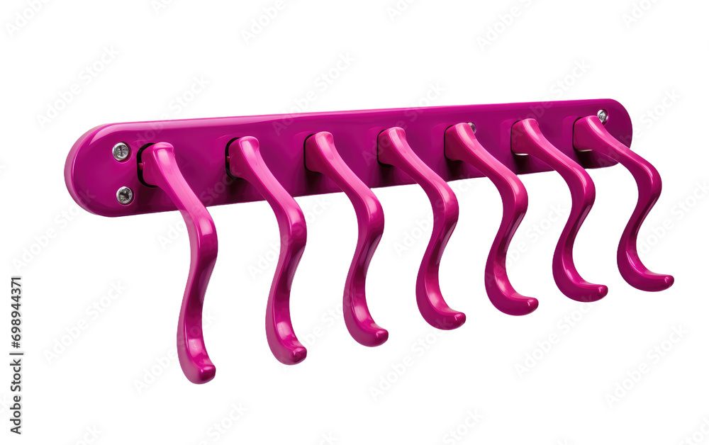 Naklejka premium Snapshot of Magenta Elegance On a White or Clear Surface PNG Transparent Background.