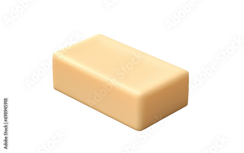 High-Resolution Soap Bar in Realistic Detail On Transparent Background.