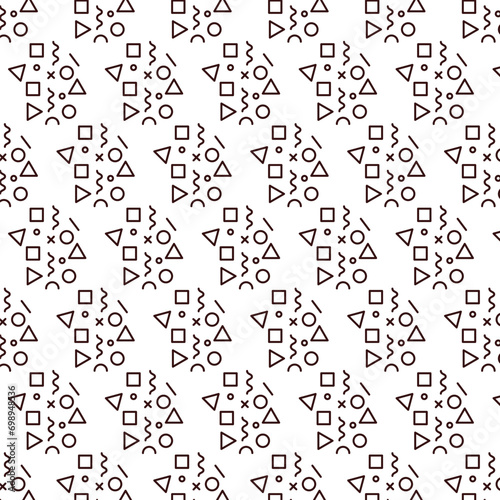 Illustration Pattern designs shapes and designs vector