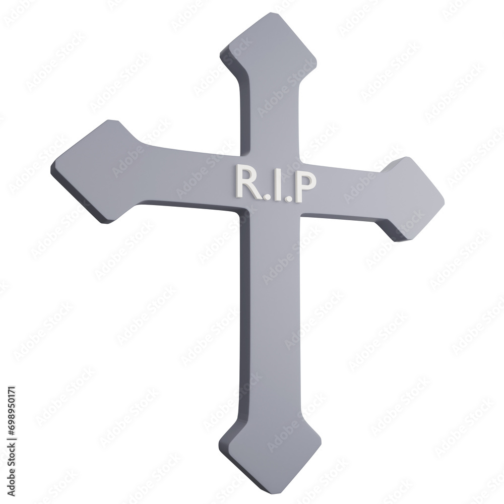 Halloween cross clipart flat design icon isolated on transparent background, 3D render Halloween concept Halloween cross clipart flat design icon isolated on transparent background, 3D render Halloween concept
