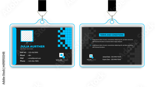 Professional ID Card Design Template 