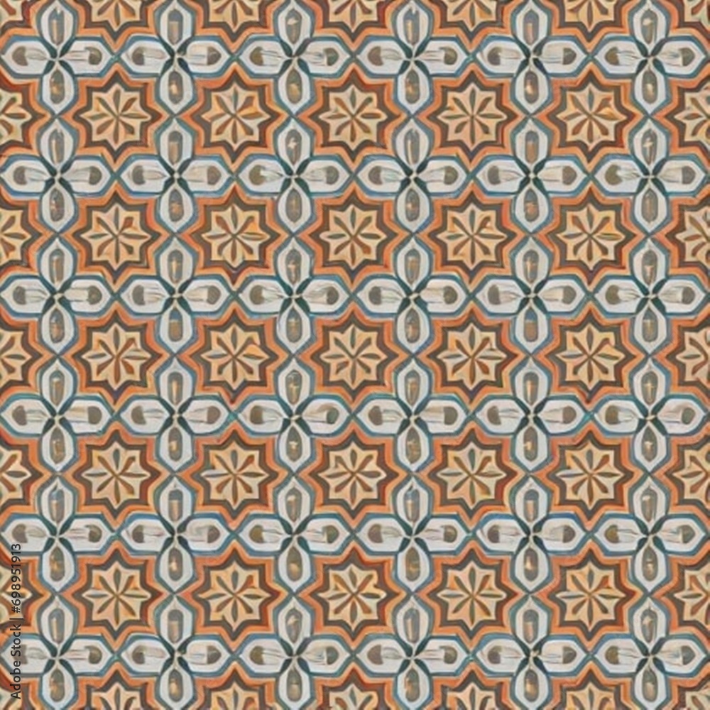 seamless Turkish rug pattern with flowers seamless Turkish rug pattern with flowers