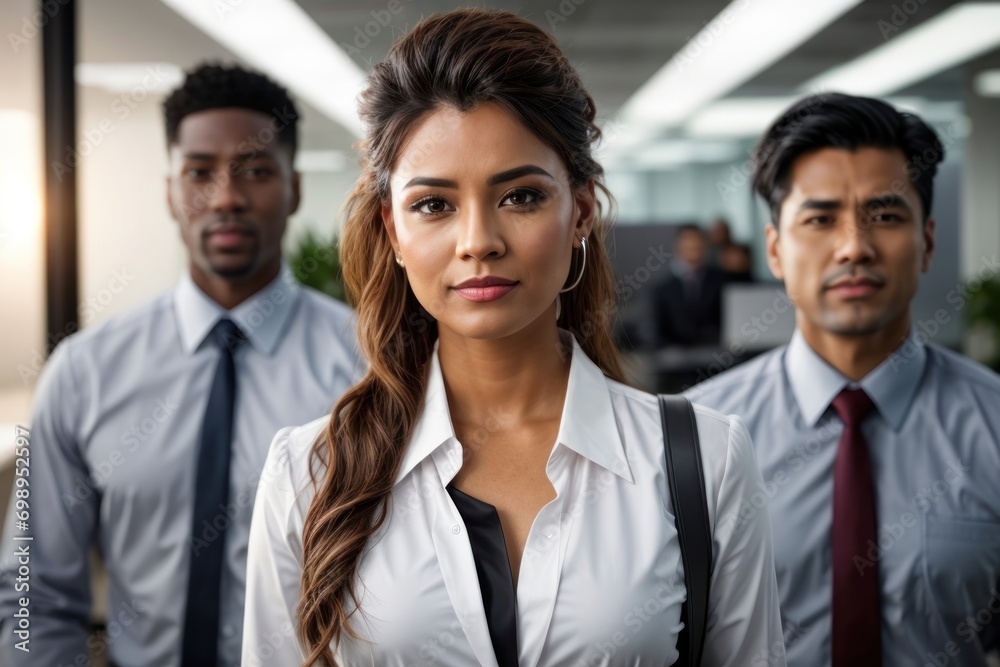 group of ethnically diverse businessmen and businesswomen group of ethnically diverse businessmen and businesswomen