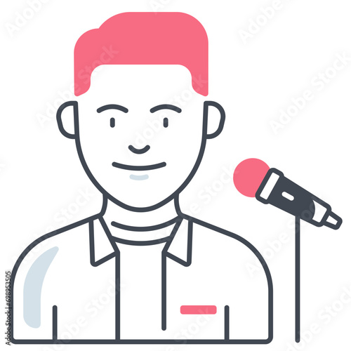 Singer Icon