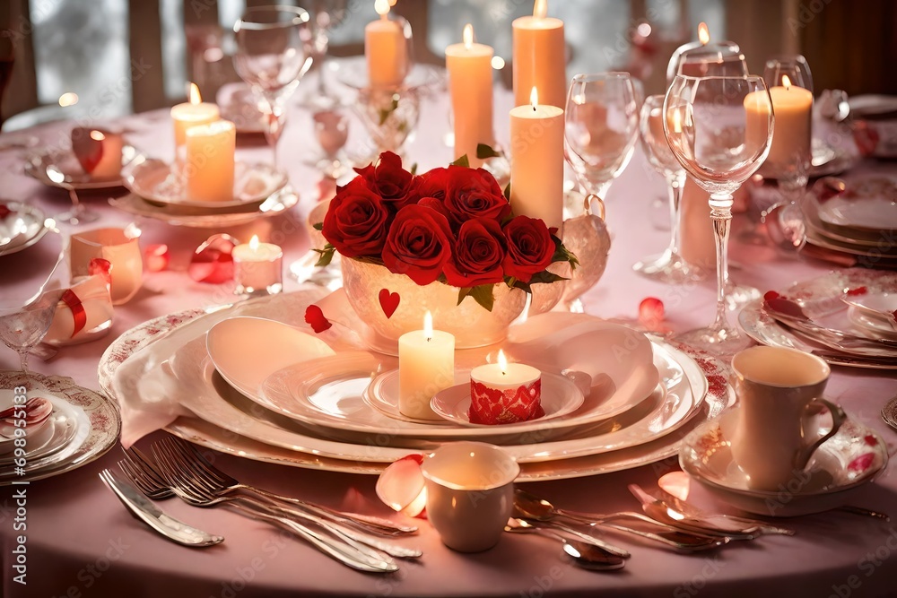 wedding table setting