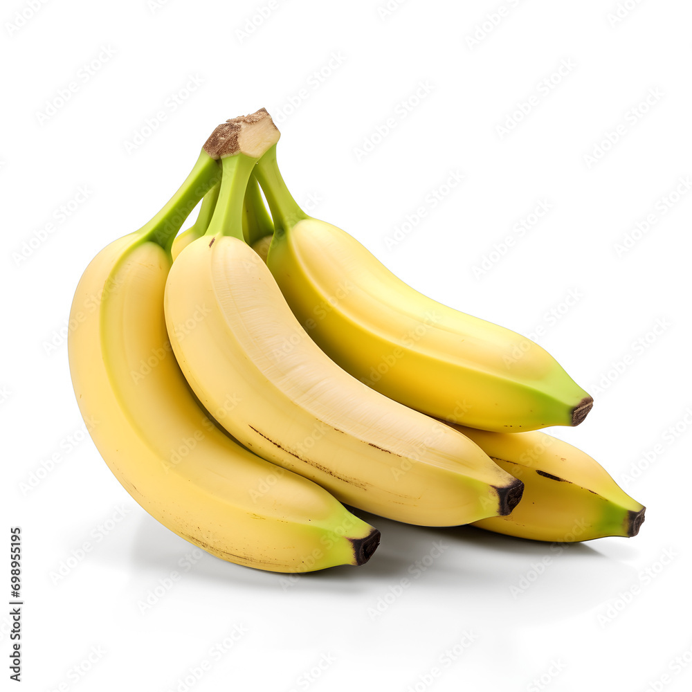banana fruit isolated on transparent background