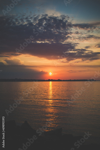 Sunrise over the river