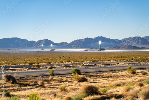 Solar power plants, Nevada, USA