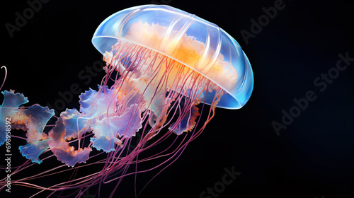 Glowing jellyfish © Fauzia