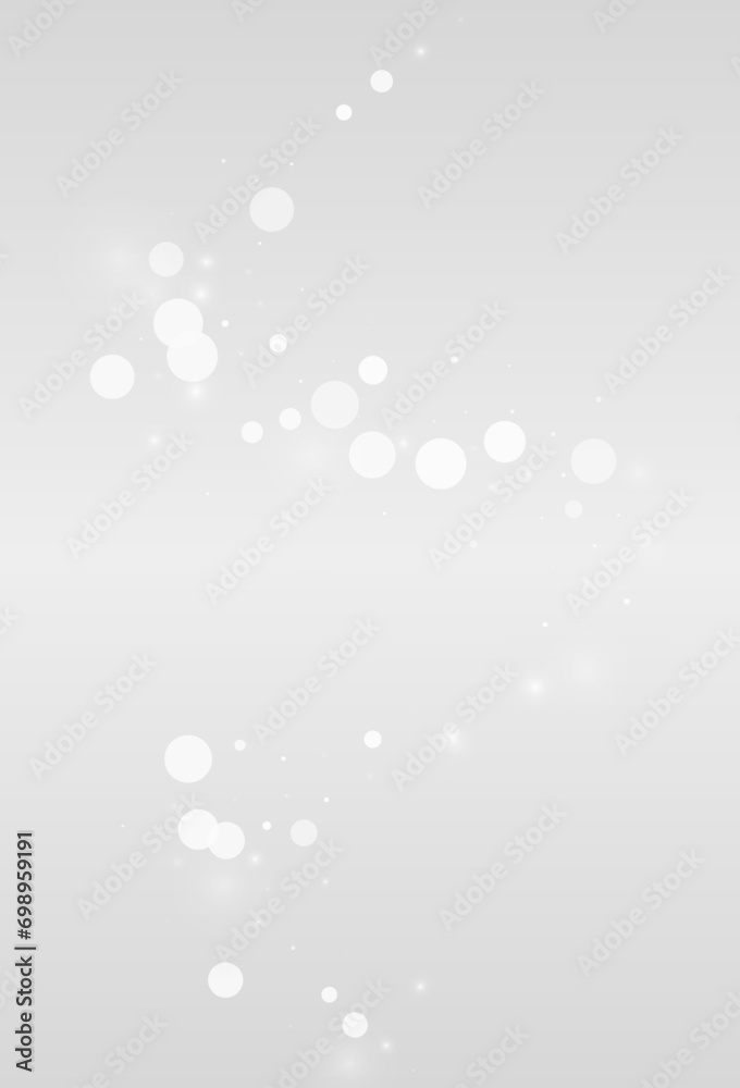 Silver Snowfall Vector Grey Background. magic Silver Snowfall Vector Grey Background. magic