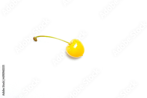Cherry berry on white background