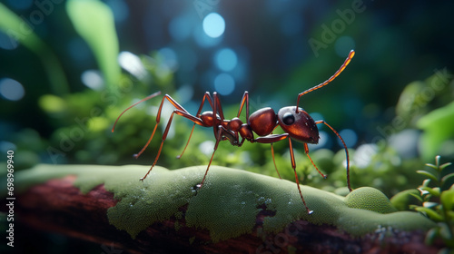 ant on a leaf © ArtProduction