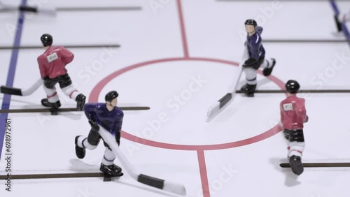 Toy table hockey figures