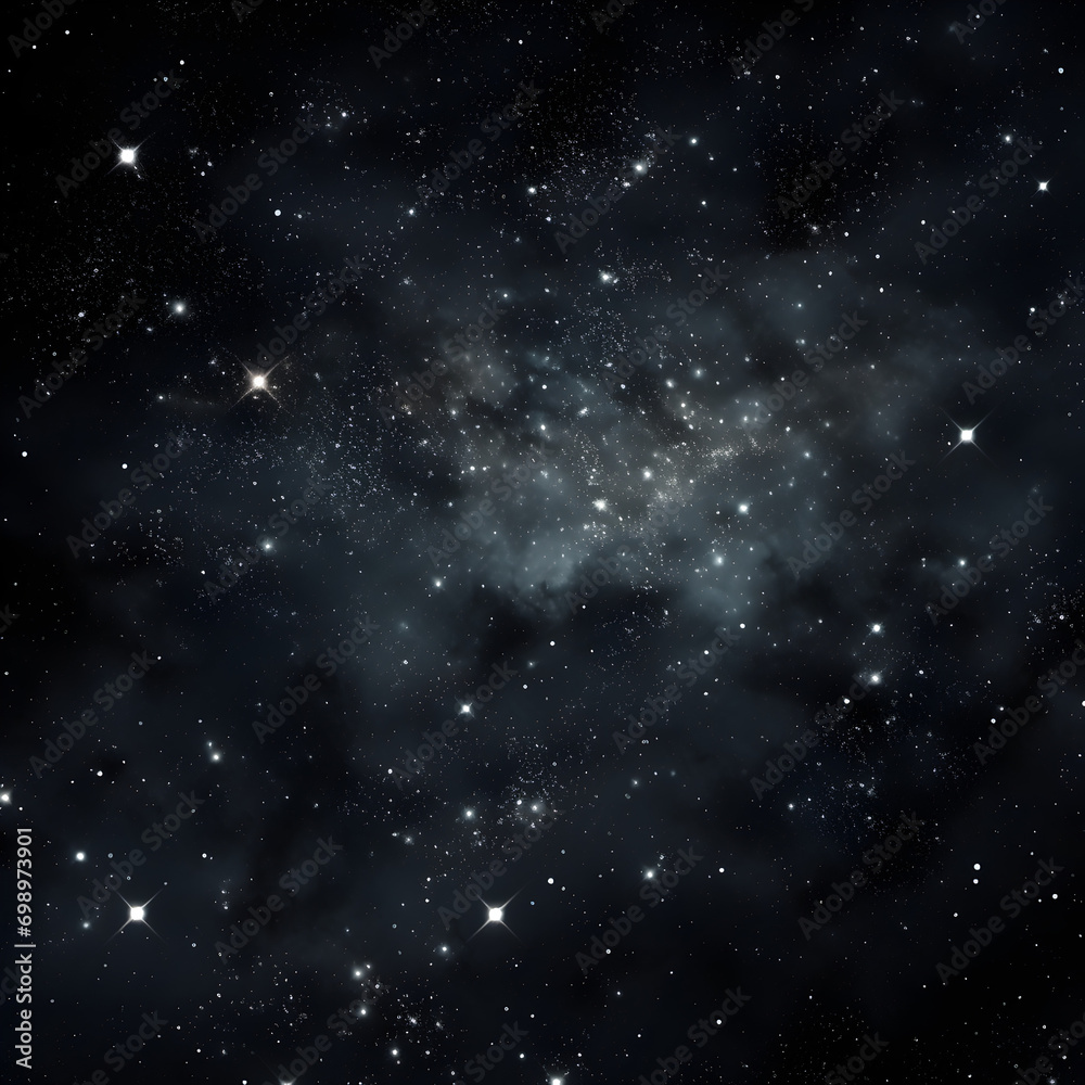 Space with stars,  ai generative