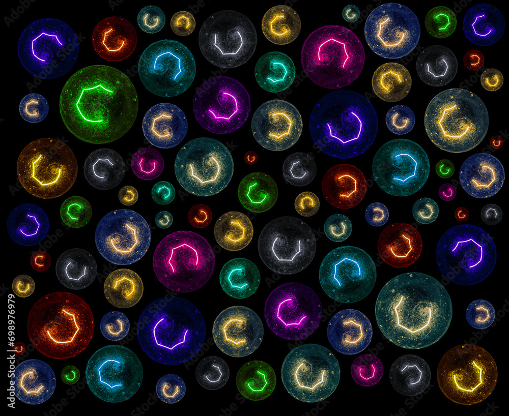Background texture made of old dirty light bulb of various colors and sizes Background texture made of old dirty light bulb of various colors and sizes