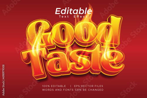 editable chicken text effect with fire decoration