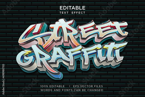 Editable Graffiti Fonts and Text Effects in Vector AI