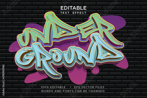 Editable Graffiti Fonts and Text Effects in Vector AI