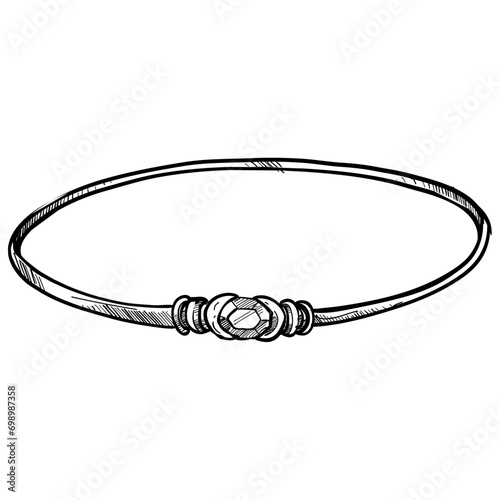 ring jewelry handdrawn illustration