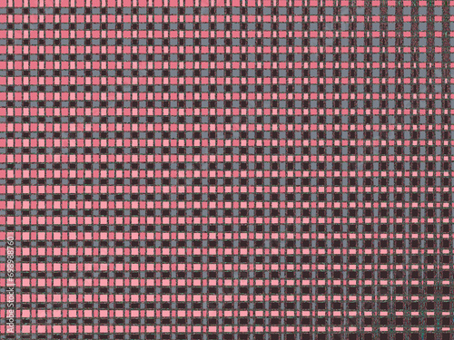 Mosaic pink check pattern background
